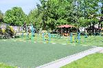 OW RELAKS - teren rekreacyjny: boisko do piłki siatkowej (sztuczna trawa), siłownia na powietrzu, plac zabaw