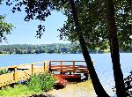 Wiseka - jezioro Wiseka - kpielisko, pomost